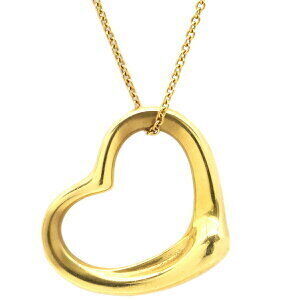 Tiffany Co Heart Necklace Yellow Gold by Elsa Peretti
